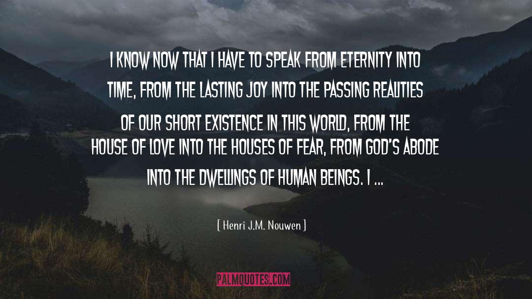Glimpses Of Eternity quotes by Henri J.M. Nouwen