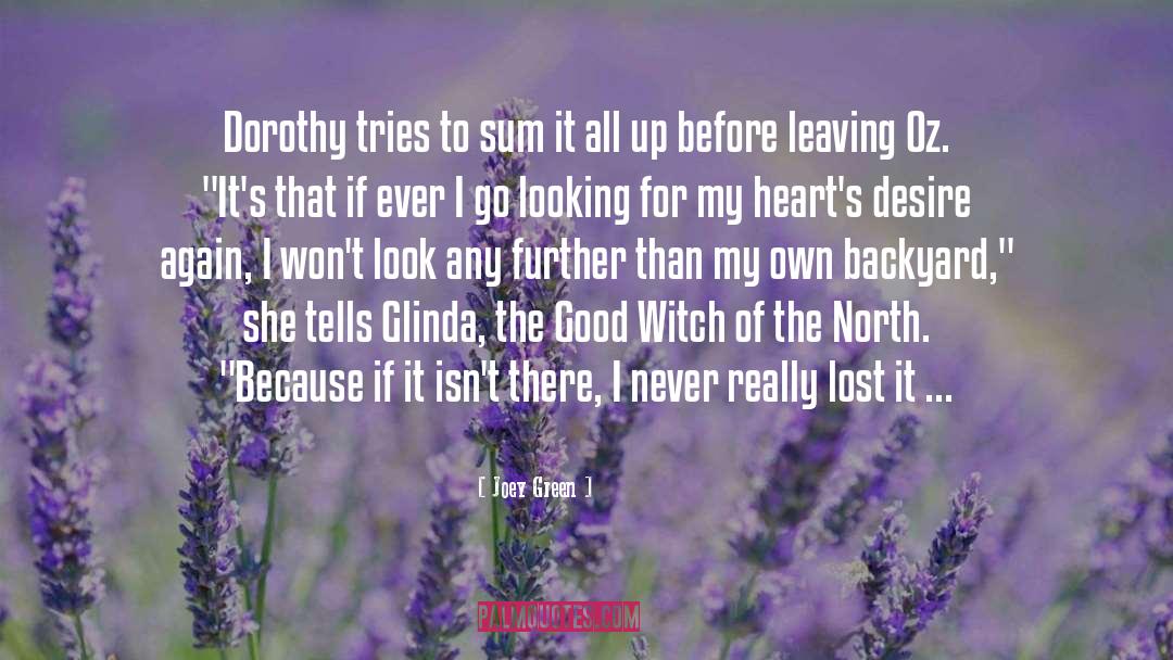 Glinda The Good Witch quotes by Joey Green