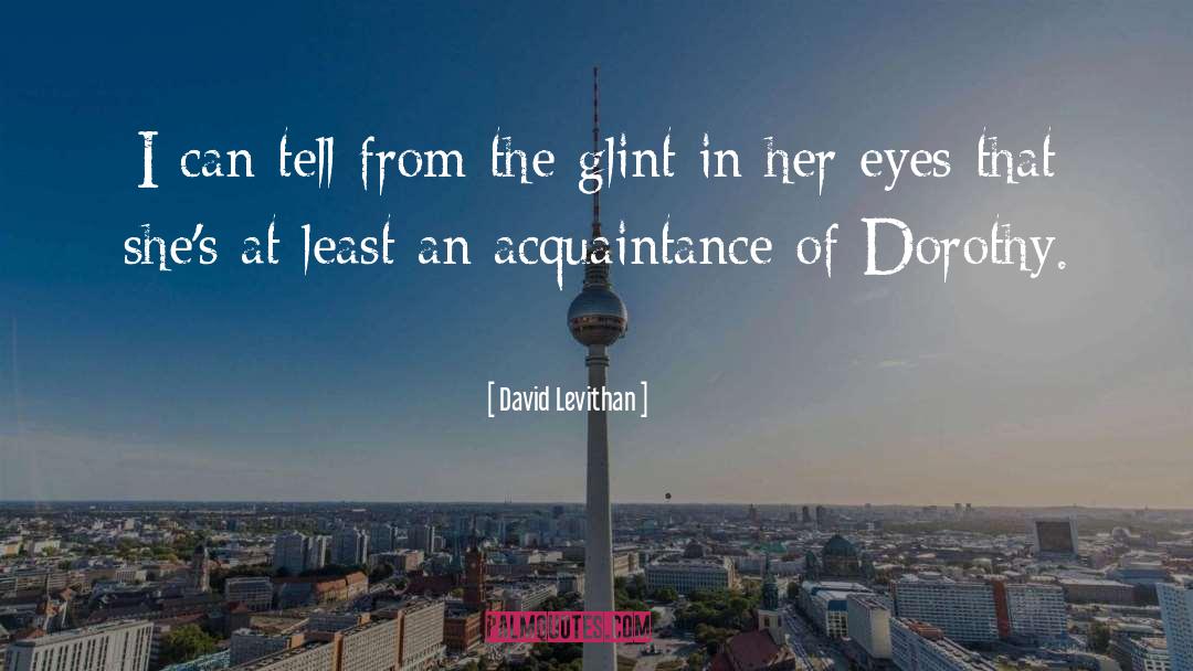Glint quotes by David Levithan