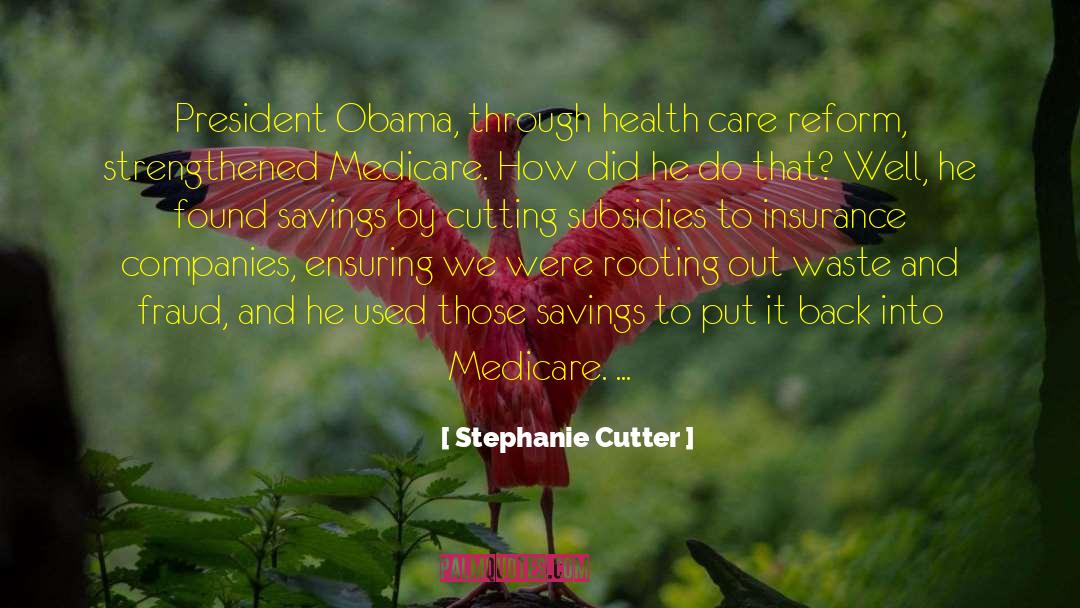 Glisan Care quotes by Stephanie Cutter