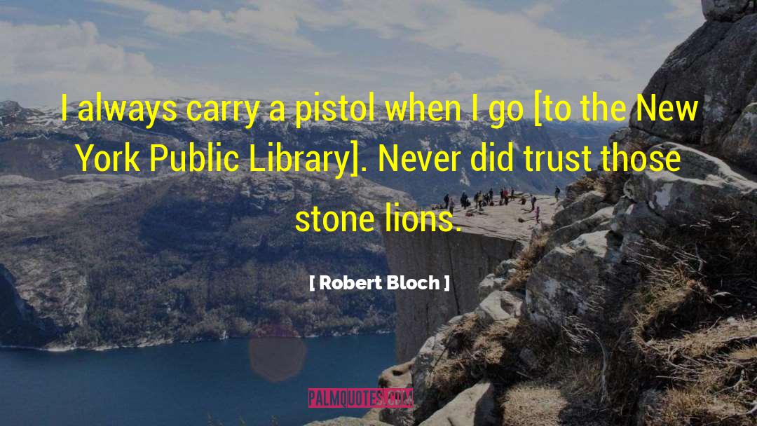Glisenti Pistol quotes by Robert Bloch