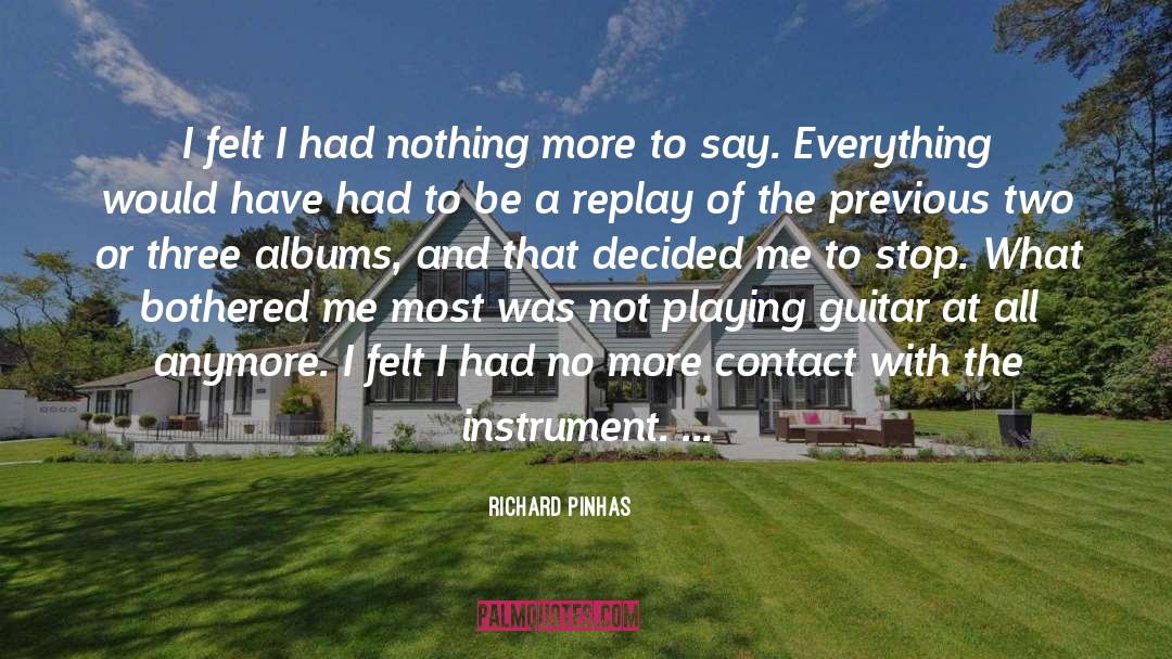 Glissando Guitar quotes by Richard Pinhas