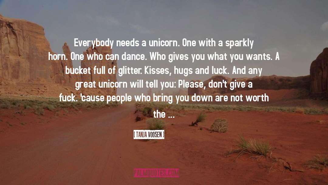 Glitter quotes by Tanja Voosen