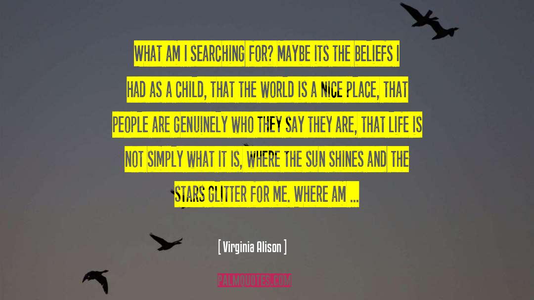 Glitter quotes by Virginia Alison