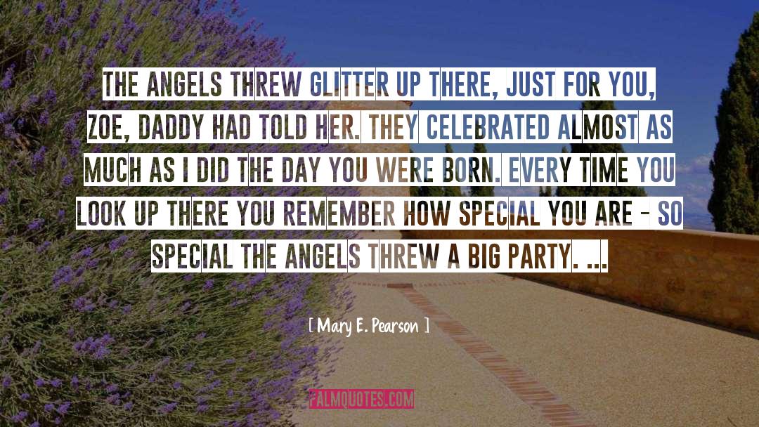 Glitter quotes by Mary E. Pearson