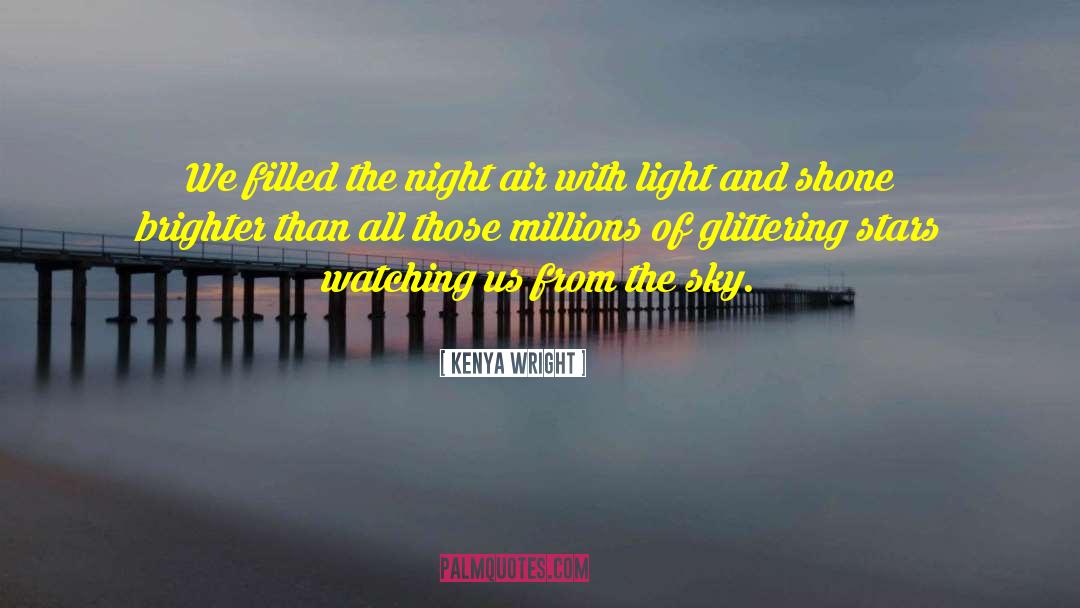 Glittering quotes by Kenya Wright