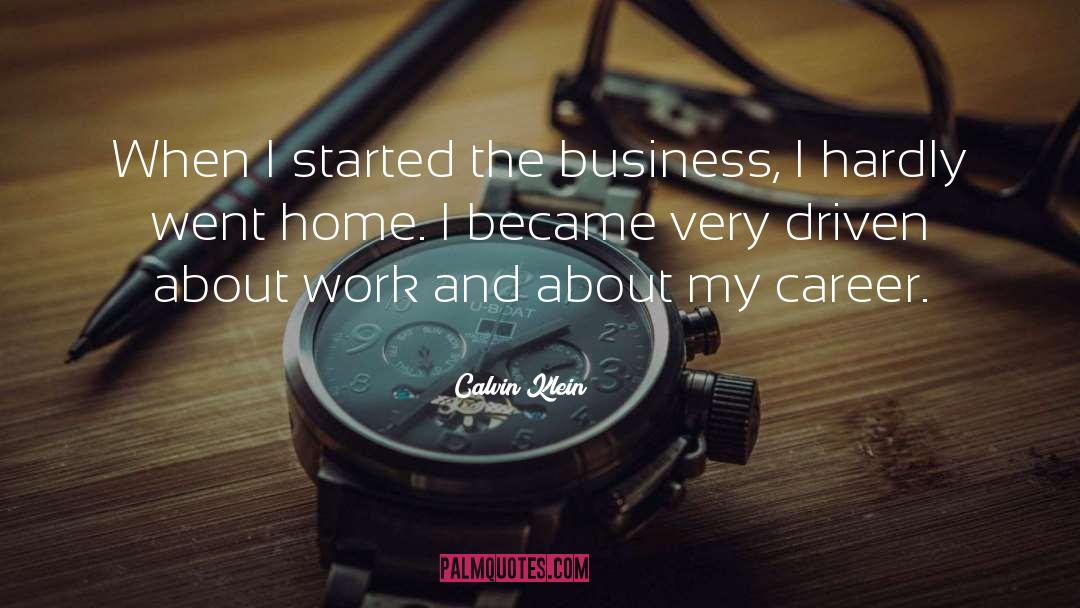 Global Business quotes by Calvin Klein