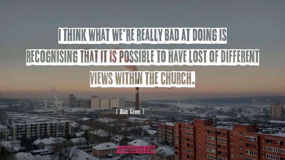 Global Church quotes by Alan Green