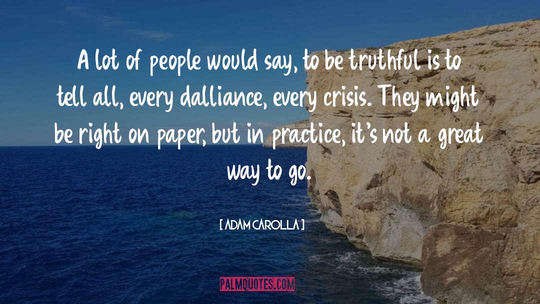 Global Crisis quotes by Adam Carolla