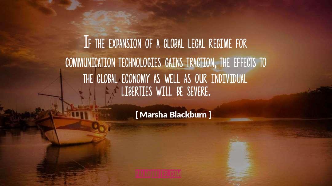 Global Economy quotes by Marsha Blackburn