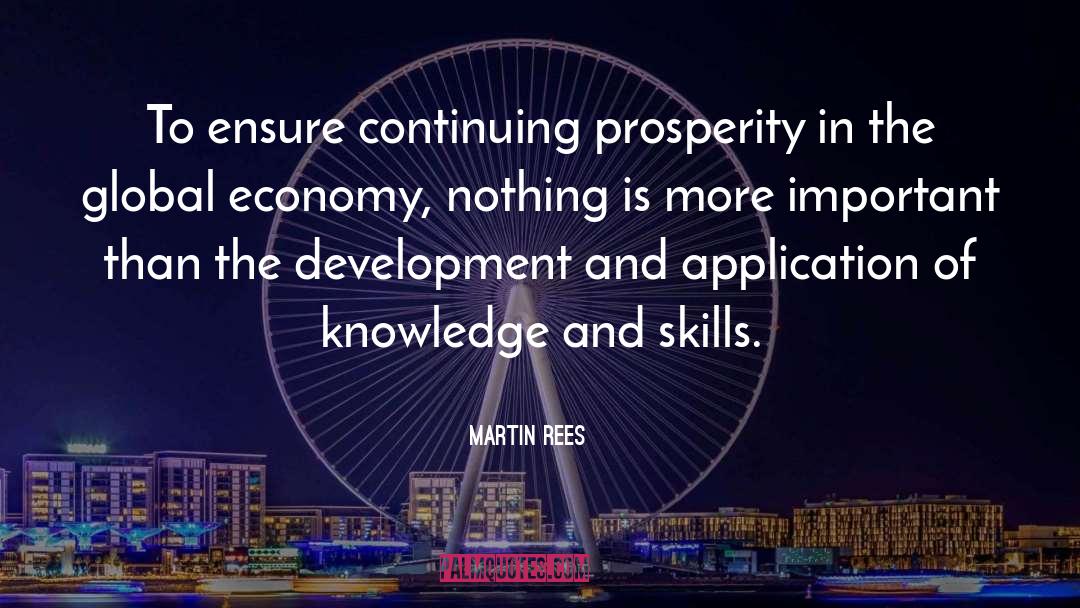 Global Economy quotes by Martin Rees