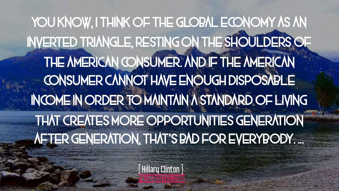 Global Economy quotes by Hillary Clinton