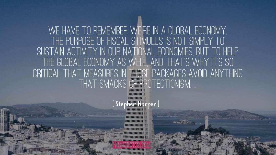 Global Economy quotes by Stephen Harper