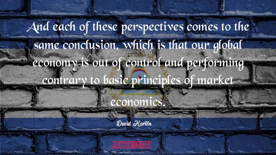 Global Economy quotes by David Korten