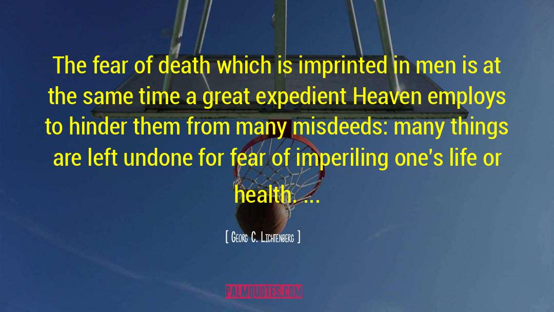 Global Health quotes by Georg C. Lichtenberg