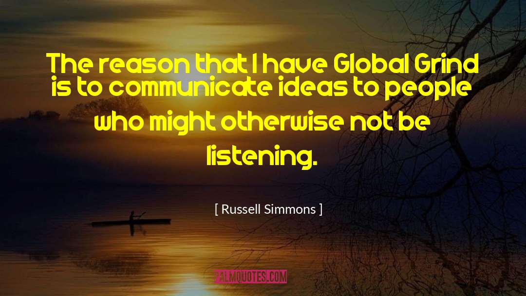 Global Impact quotes by Russell Simmons