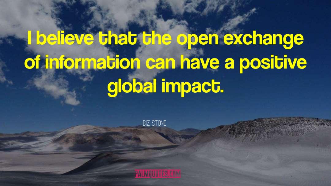 Global Impact quotes by Biz Stone