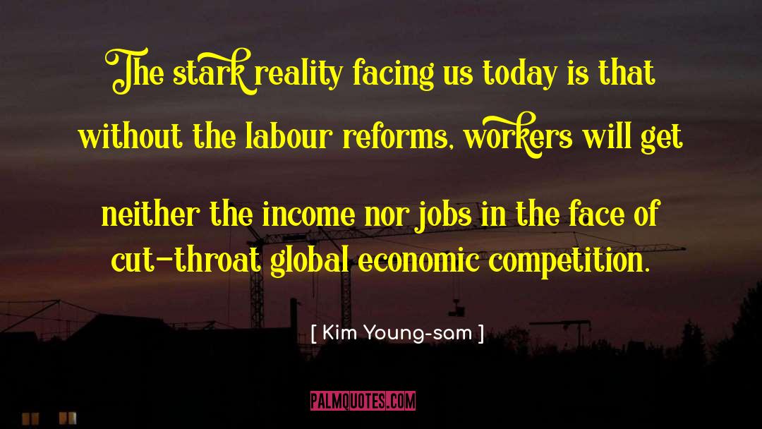 Global Poverty quotes by Kim Young-sam