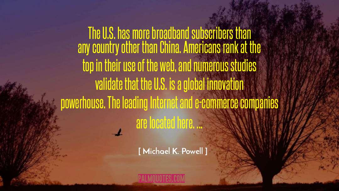 Global Tracking quotes by Michael K. Powell