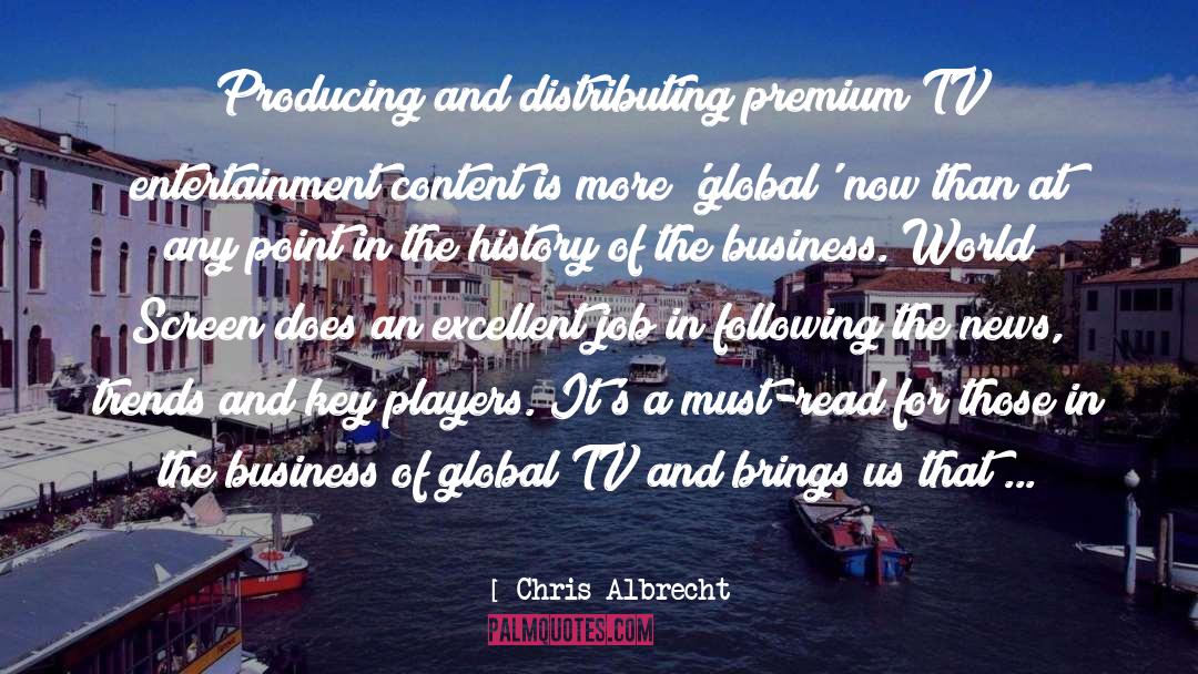 Global Village quotes by Chris Albrecht