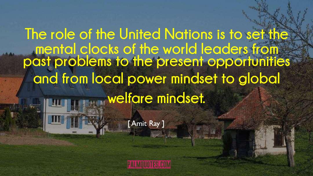 Global Welfare Mindset quotes by Amit Ray