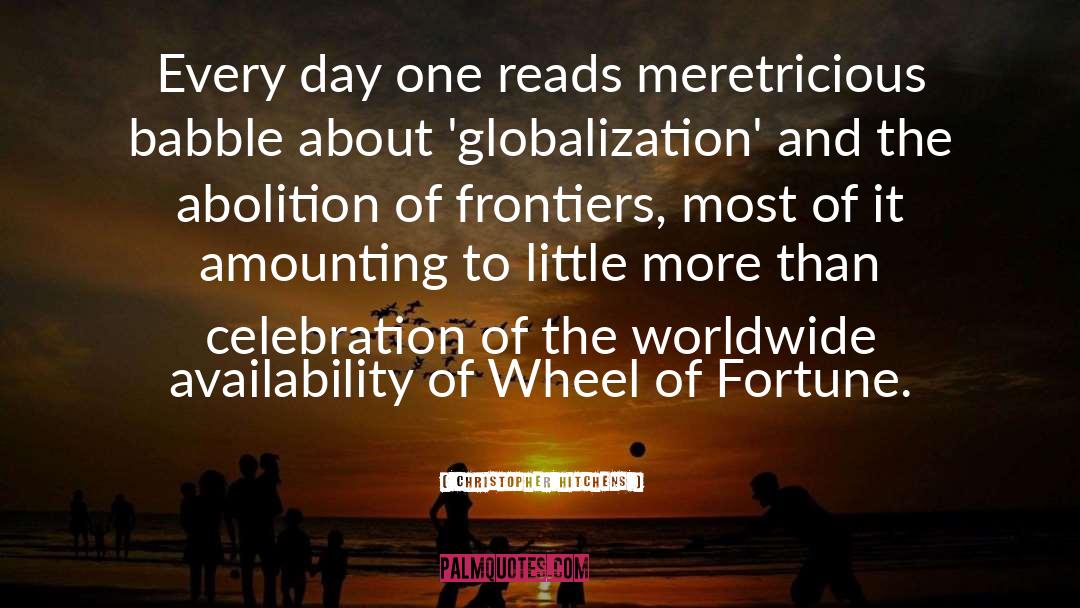 Globalisation quotes by Christopher Hitchens