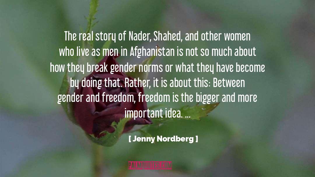 Globally quotes by Jenny Nordberg