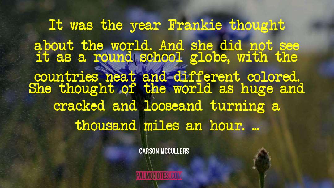 Globe Investor Bond quotes by Carson McCullers