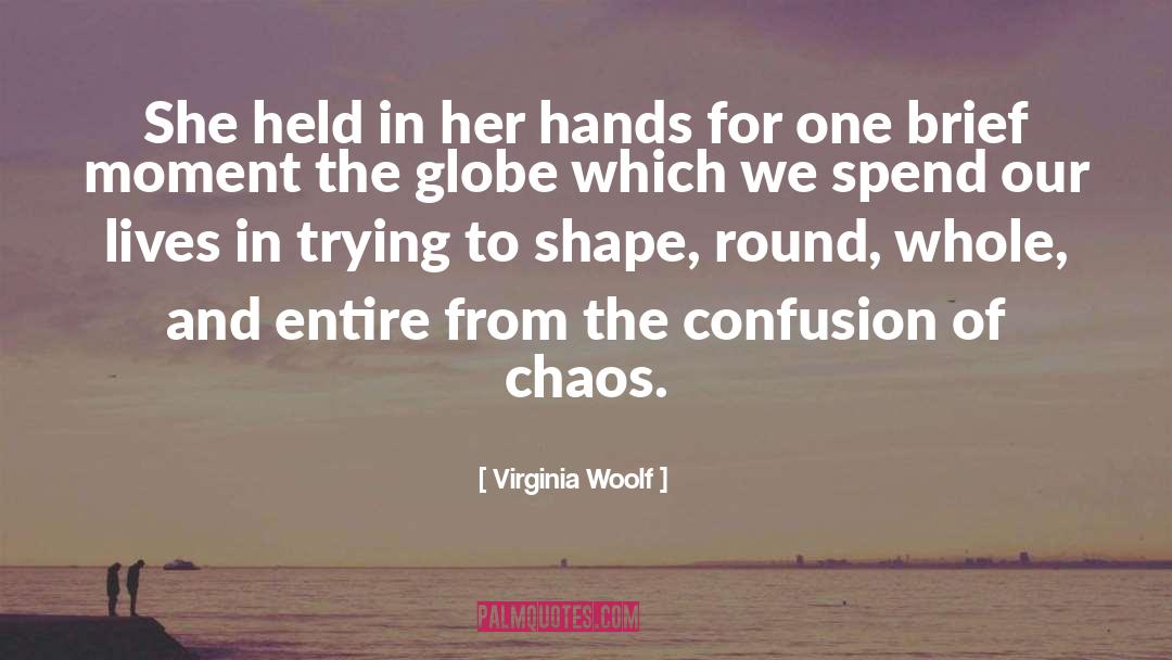 Globe quotes by Virginia Woolf