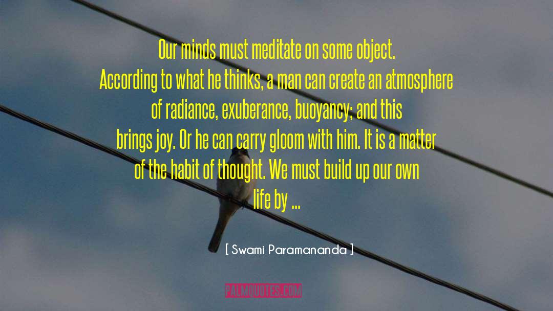 Gloom quotes by Swami Paramananda
