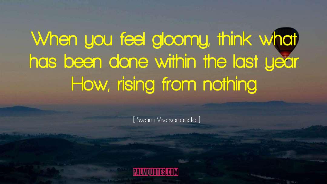 Gloomy quotes by Swami Vivekananda