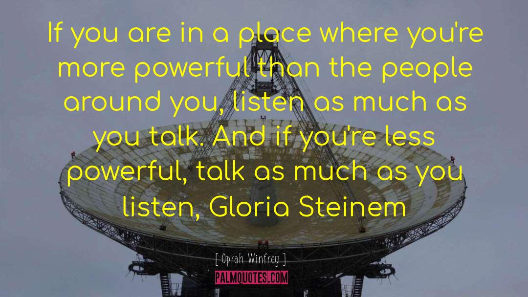 Gloria Steinem quotes by Oprah Winfrey
