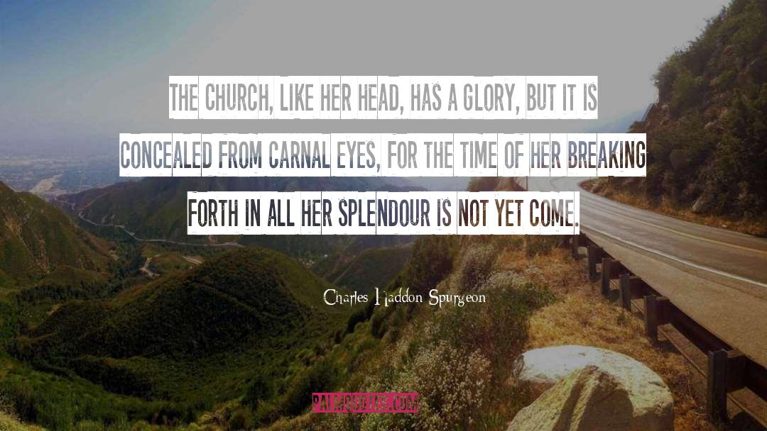 Glorification quotes by Charles Haddon Spurgeon