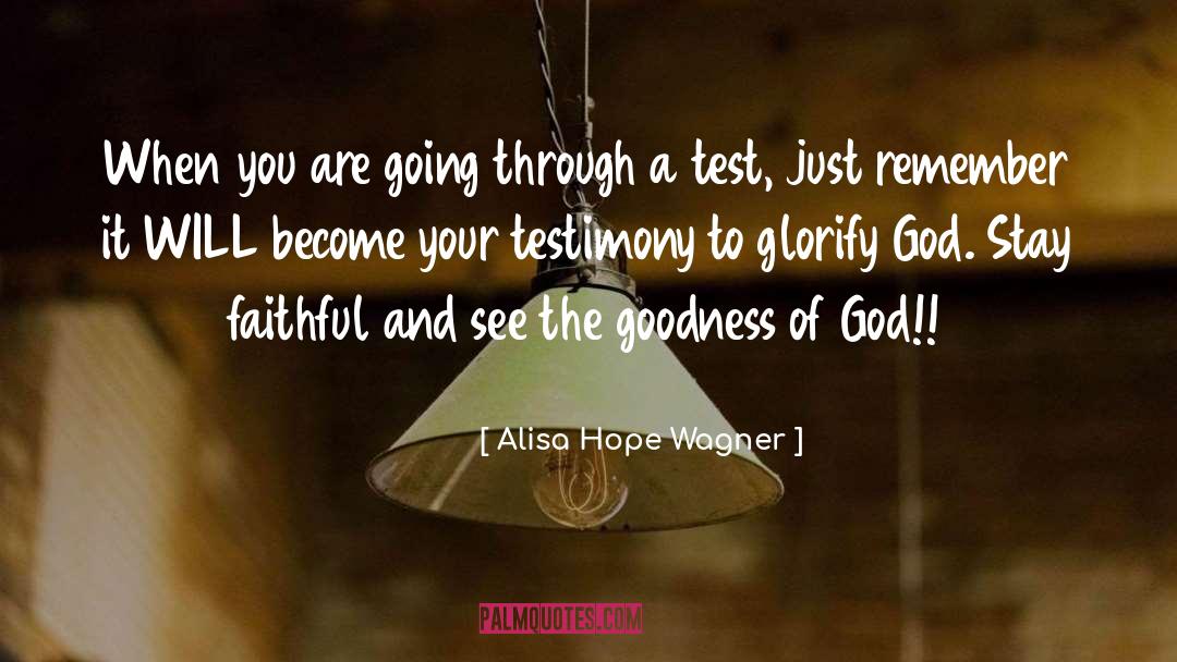 Glorify God quotes by Alisa Hope Wagner