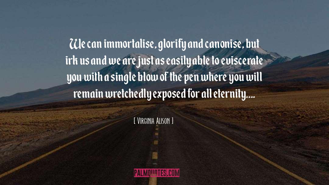 Glorify quotes by Virginia Alison