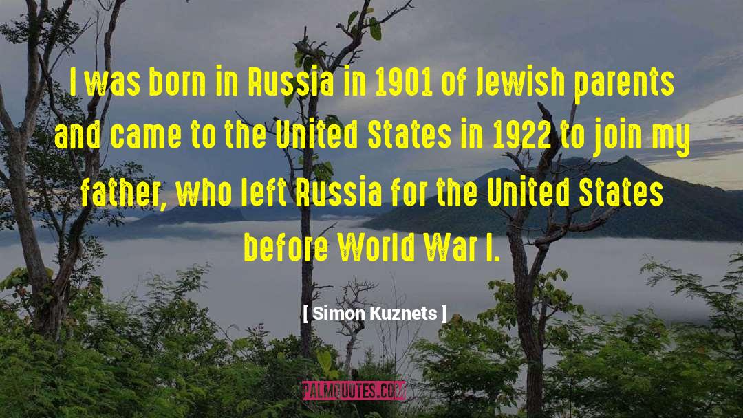 Glorifying The World quotes by Simon Kuznets