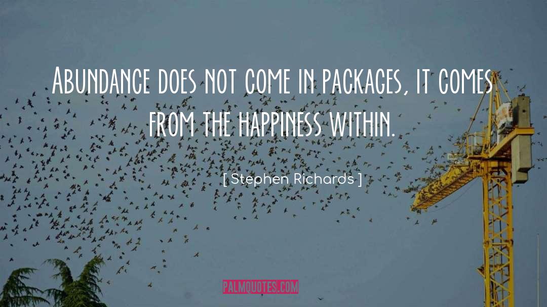 Glorious Abundance quotes by Stephen Richards