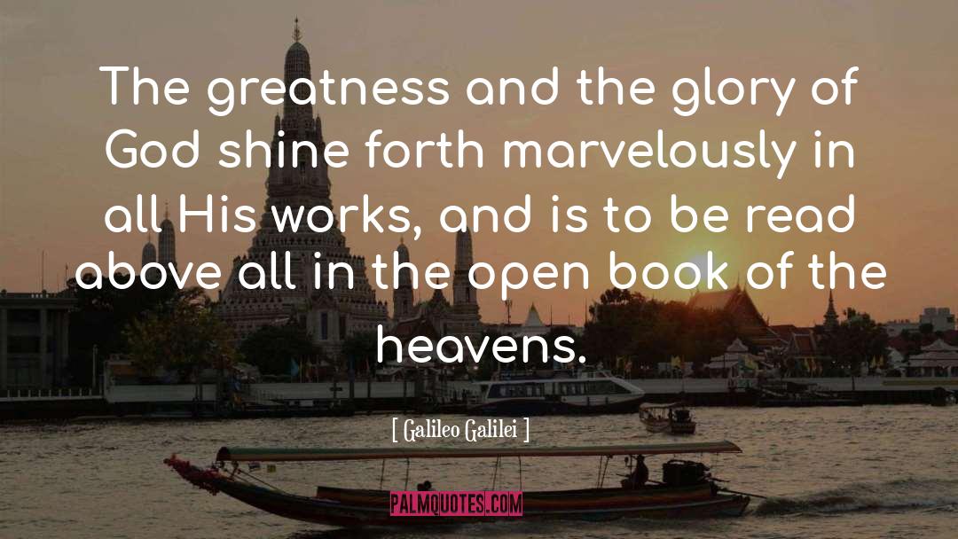 Glory Of God quotes by Galileo Galilei