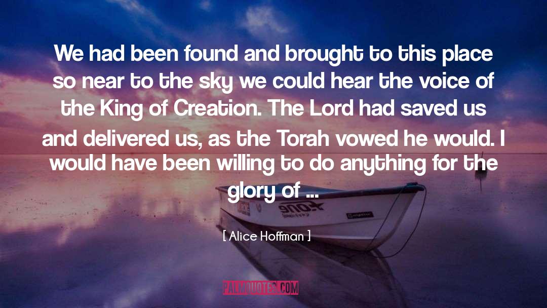 Glory Of God quotes by Alice Hoffman