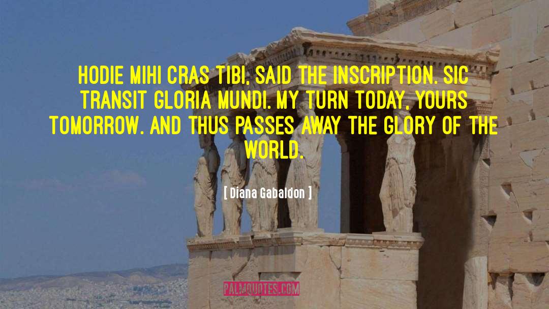 Glory Of The World quotes by Diana Gabaldon