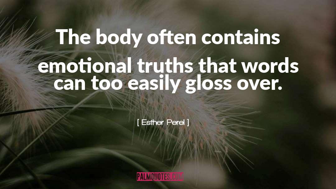 Gloss quotes by Esther Perel