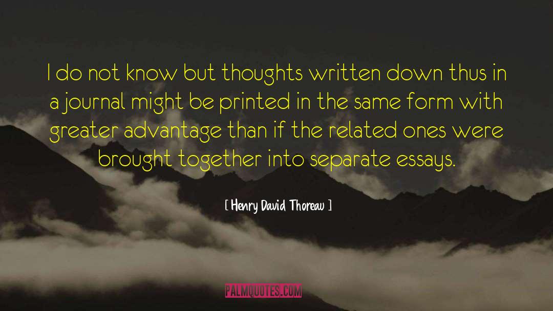 Glossary From Macs Journal quotes by Henry David Thoreau