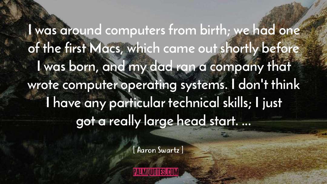 Glossary From Macs Journal quotes by Aaron Swartz
