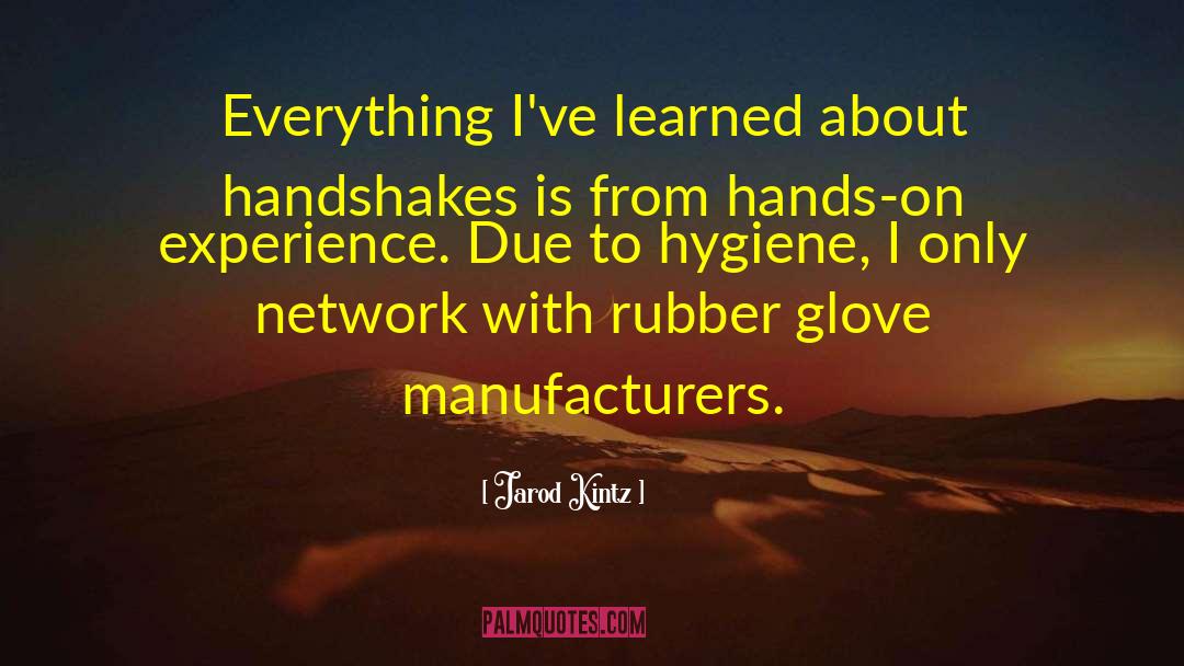 Glove quotes by Jarod Kintz