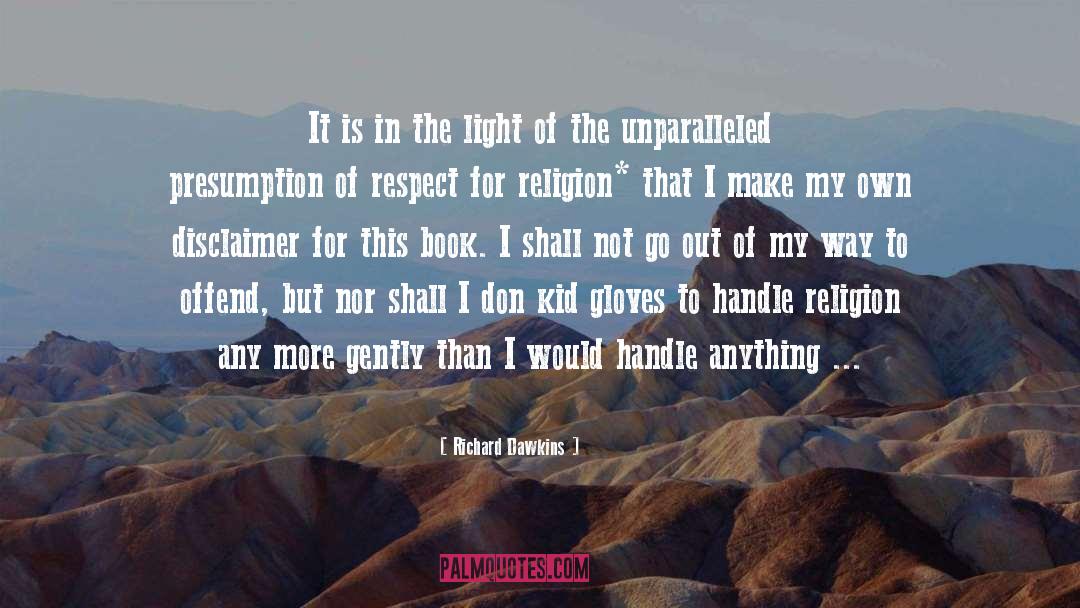 Gloves quotes by Richard Dawkins