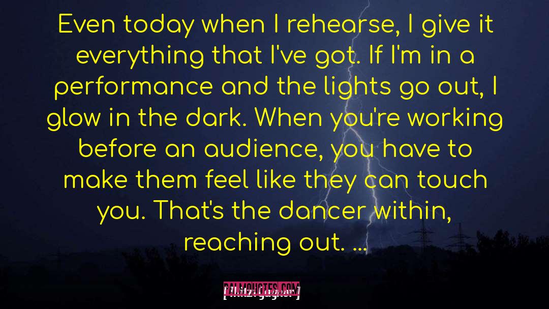 Glow Out quotes by Mitzi Gaynor
