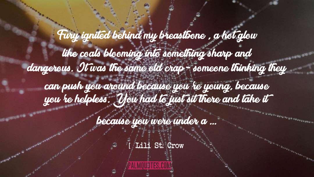Glow quotes by Lili St. Crow