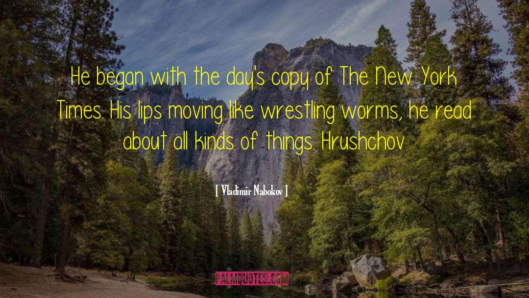 Glow Worms quotes by Vladimir Nabokov