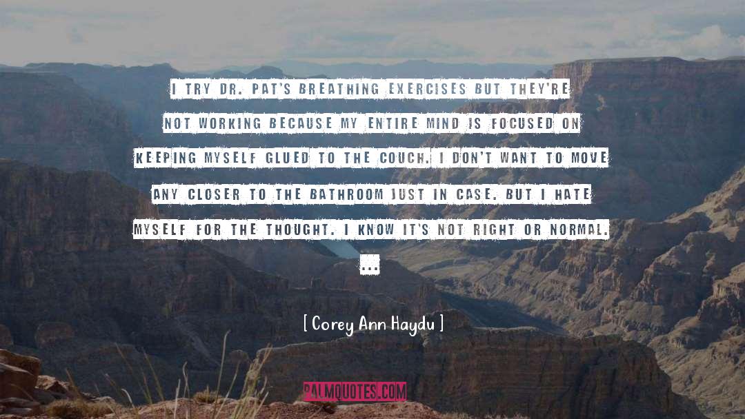 Glued quotes by Corey Ann Haydu