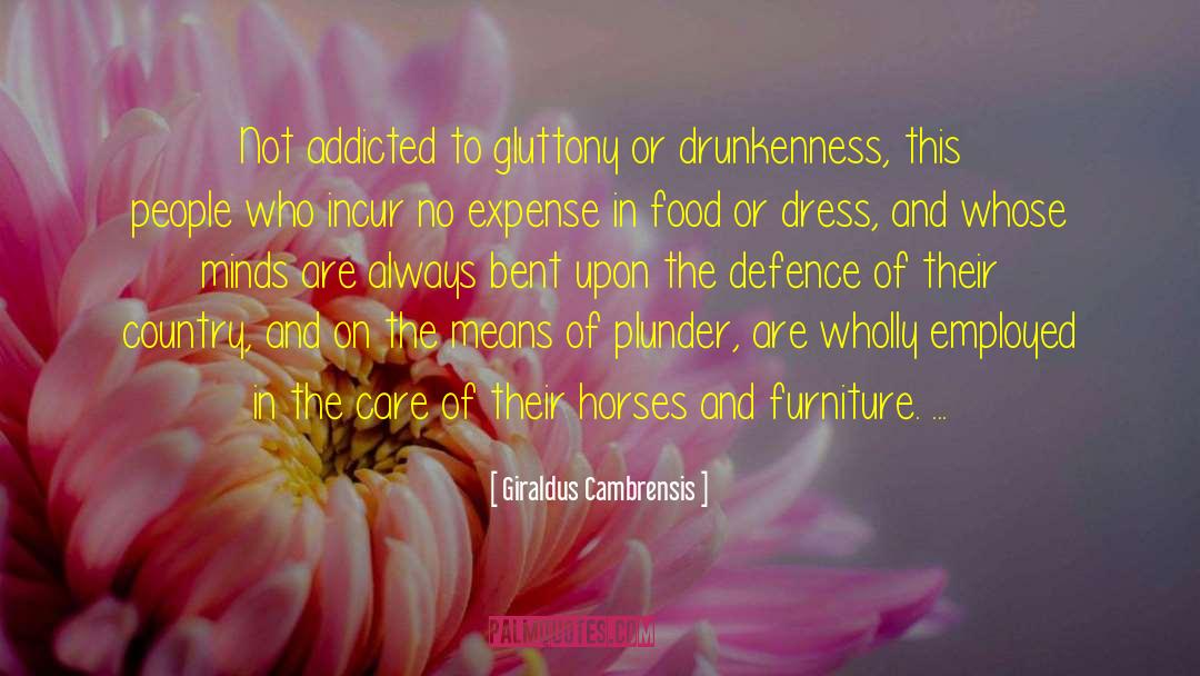 Gluttony quotes by Giraldus Cambrensis